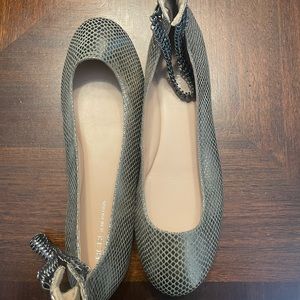 BCBGeneration brand sliver flats